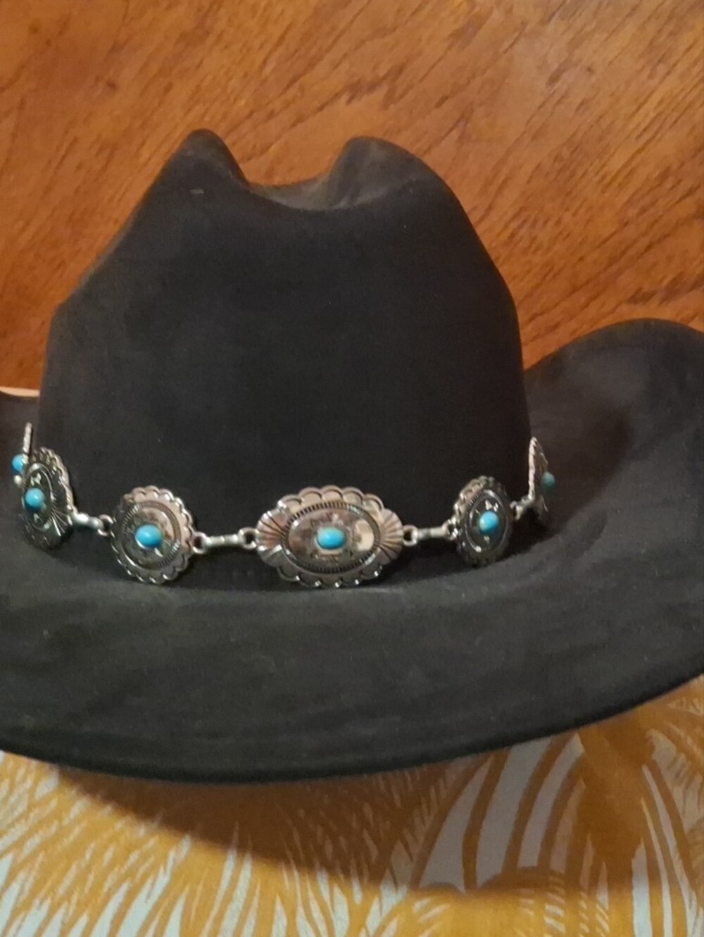 Turquoise Stone Silver Western Bracelet - Women Jewelry